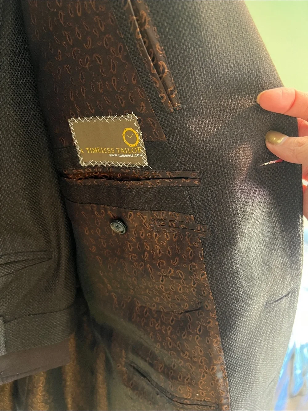 Custom men’s suit